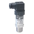 Noshok Pressure Transmitter, Wetted Materials: 316 SS, 13-8PH, 0 psig to 5000 psig, 0.25% Accuracy (BFSL), 4 mA to 20 mA Output, 1/2 NPT Male, Hirschmann w/ 36 in Cable Attached, 0.8 mm SS Threaded Orifice 615-5000-1-1-8-1-ST8